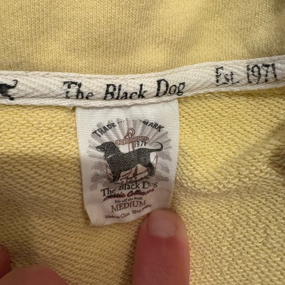 The Black Dog Yellow Quarter-Zip Pullover - Picture 2 of 4